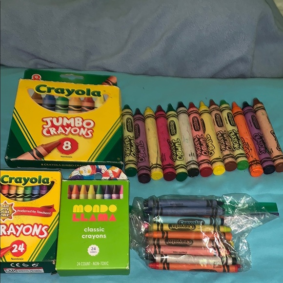 Crayola Other - Crayola 21 jumbo crayons and lots regular size crayons